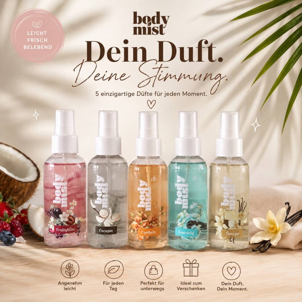 Sorgenta Body Mist das Koerperspray das dich bezaubert