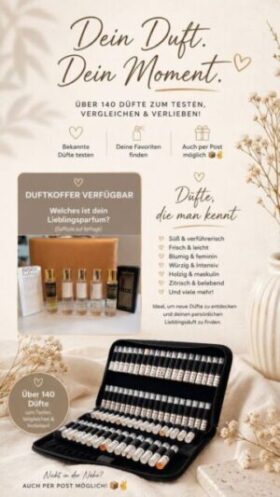sorgenta duftkoffer so kann dein Business starten